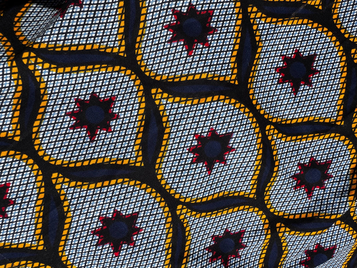 Blue Stars Mini Wrap Skirt with Ties