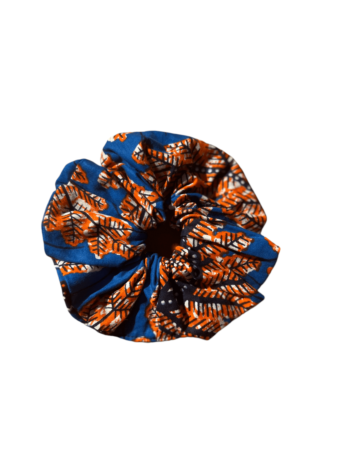 Orange Fern Scrunchie