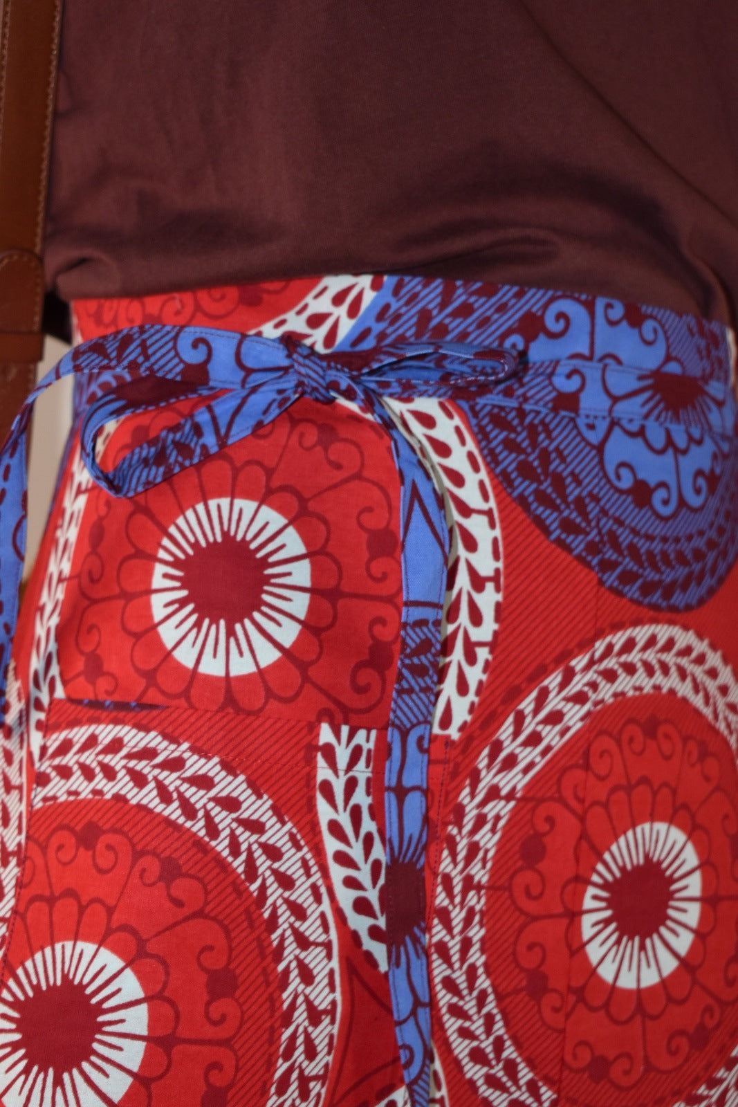Aline Handmade Lilac & Raspberry Midi Wrap Skirt onsēm
