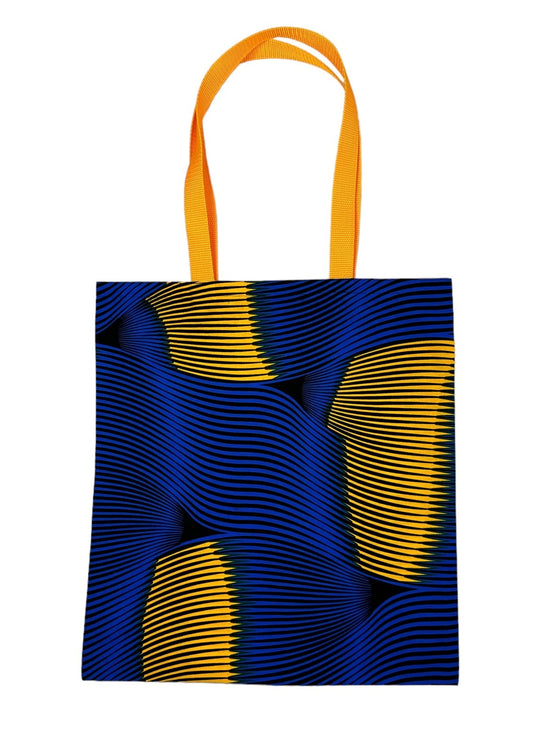 Yellow Fins Tote Bag & African Fabric