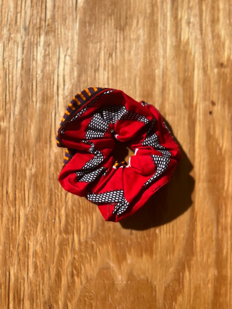 Scrunchie African Print red