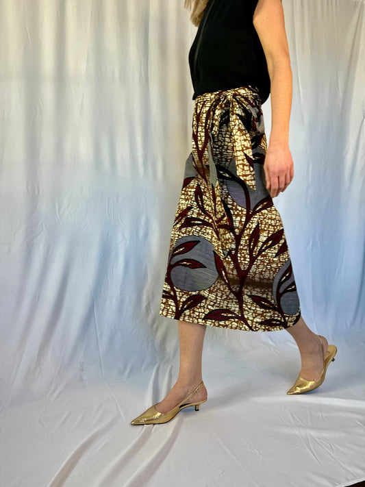 Savannah Long Wrap Skirt