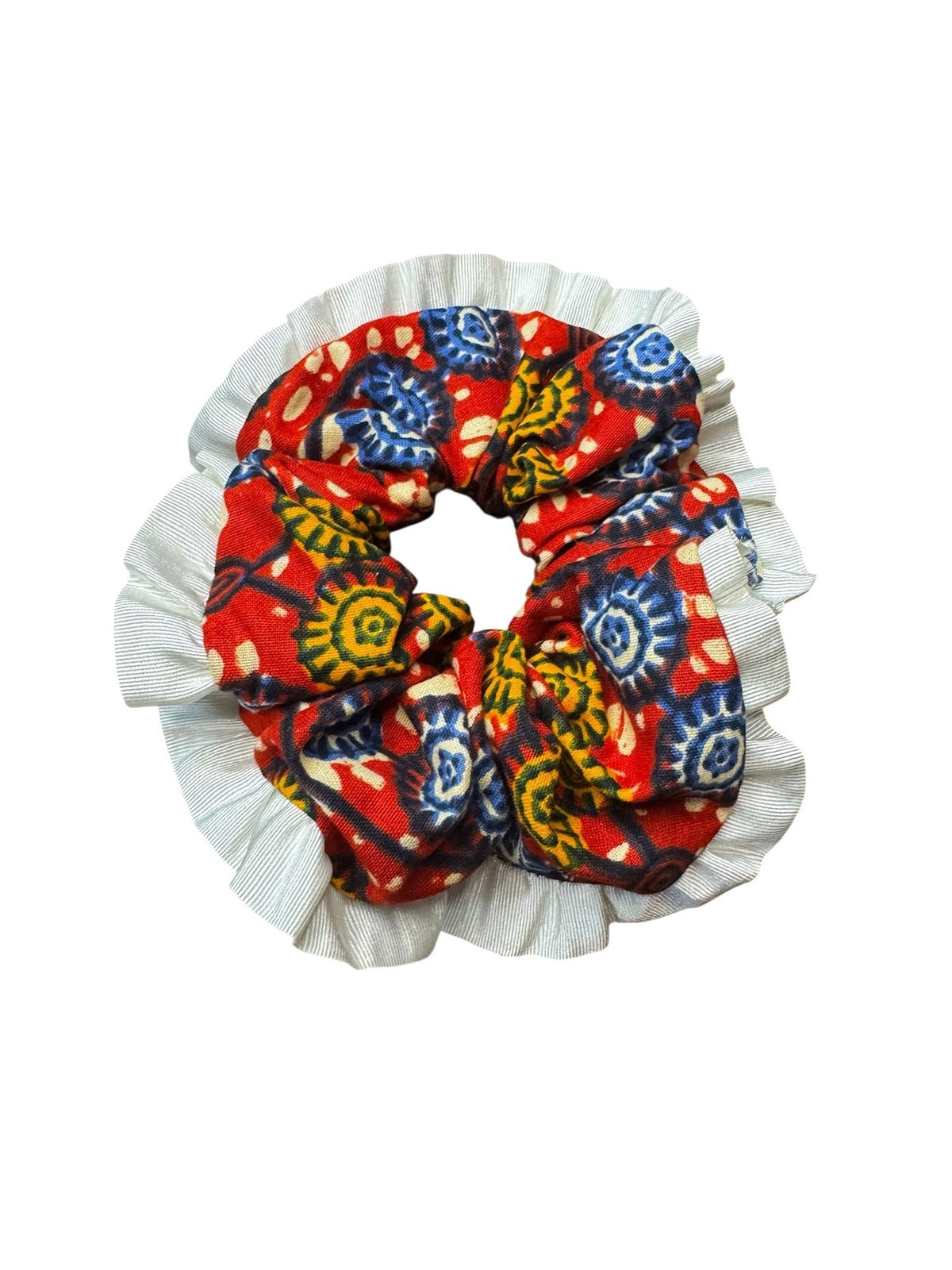 Sunset Bloom Oversized Scrunchie