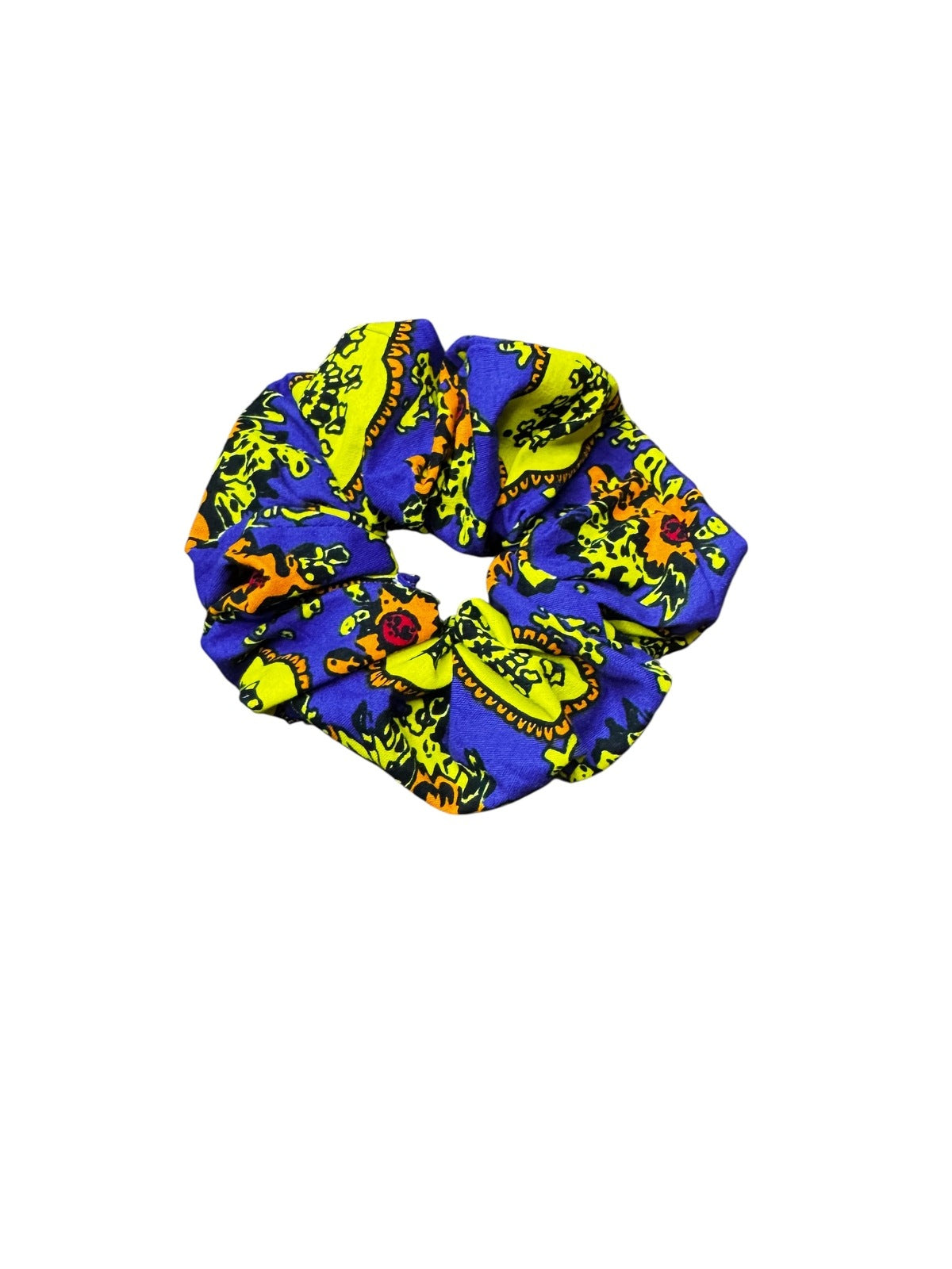 Vintage Print Scrunchie