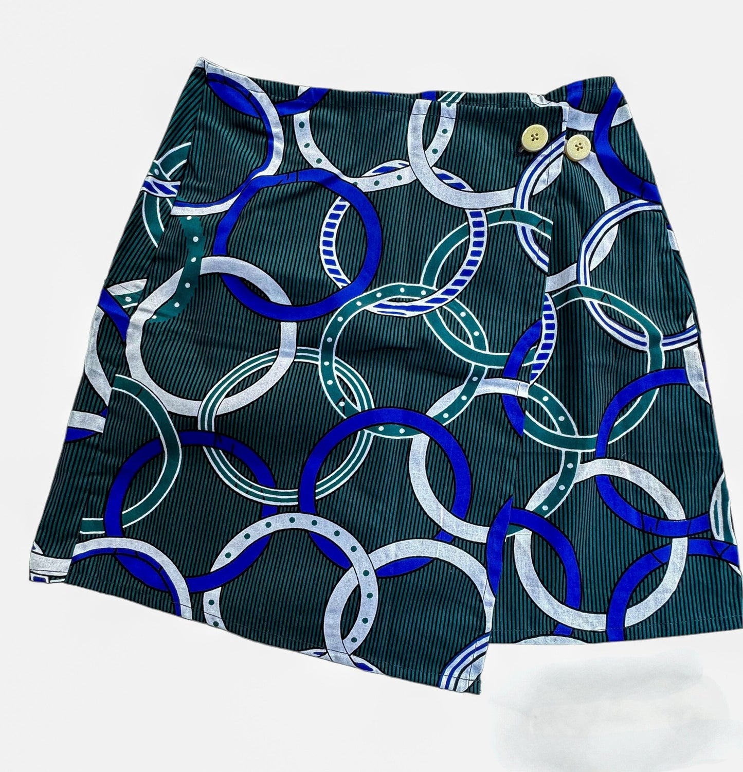 Nautic Mini Wrap Skirt