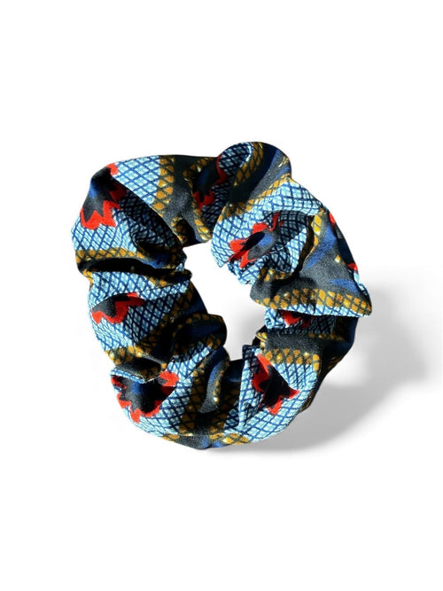 Blue Stars Scrunchie
