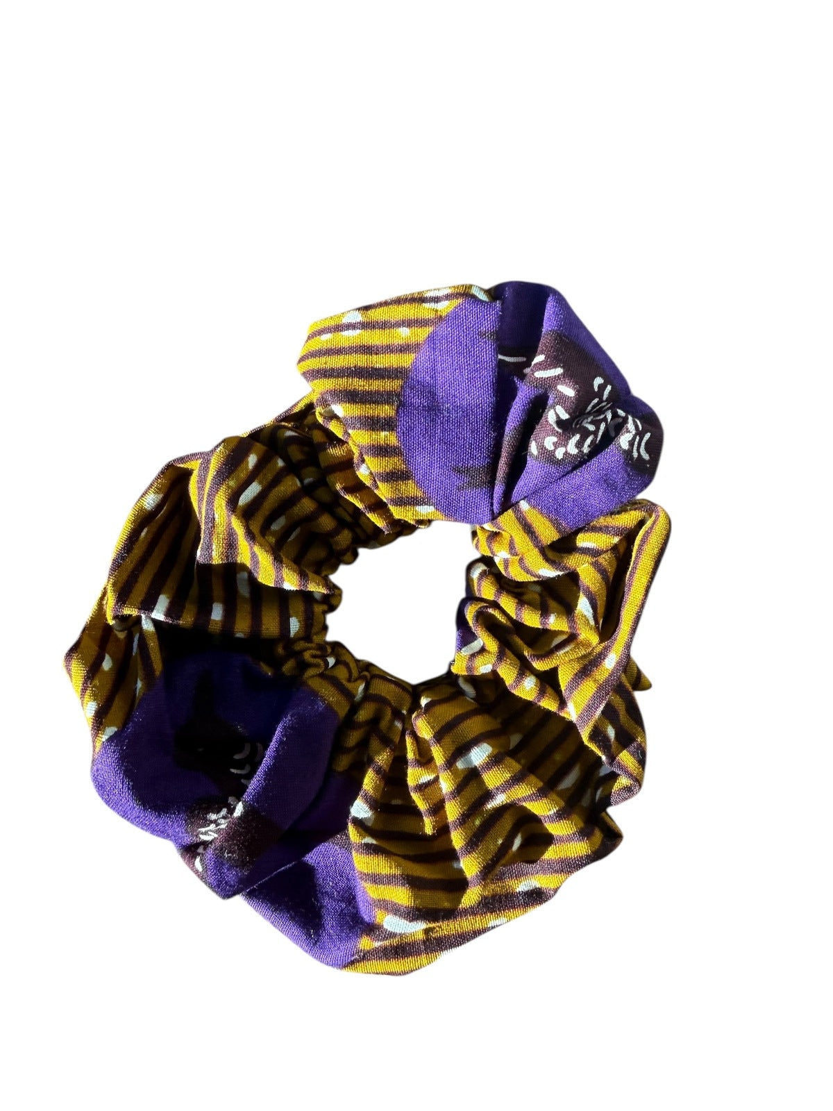 Purple Bird Scrunchie