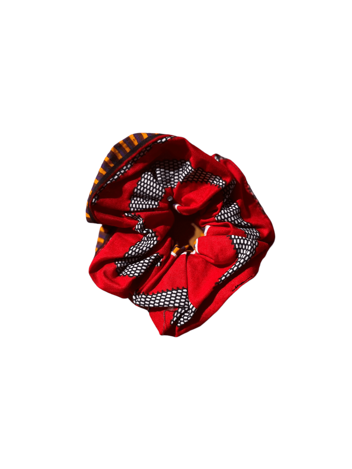 Red Stripes Scrunchie