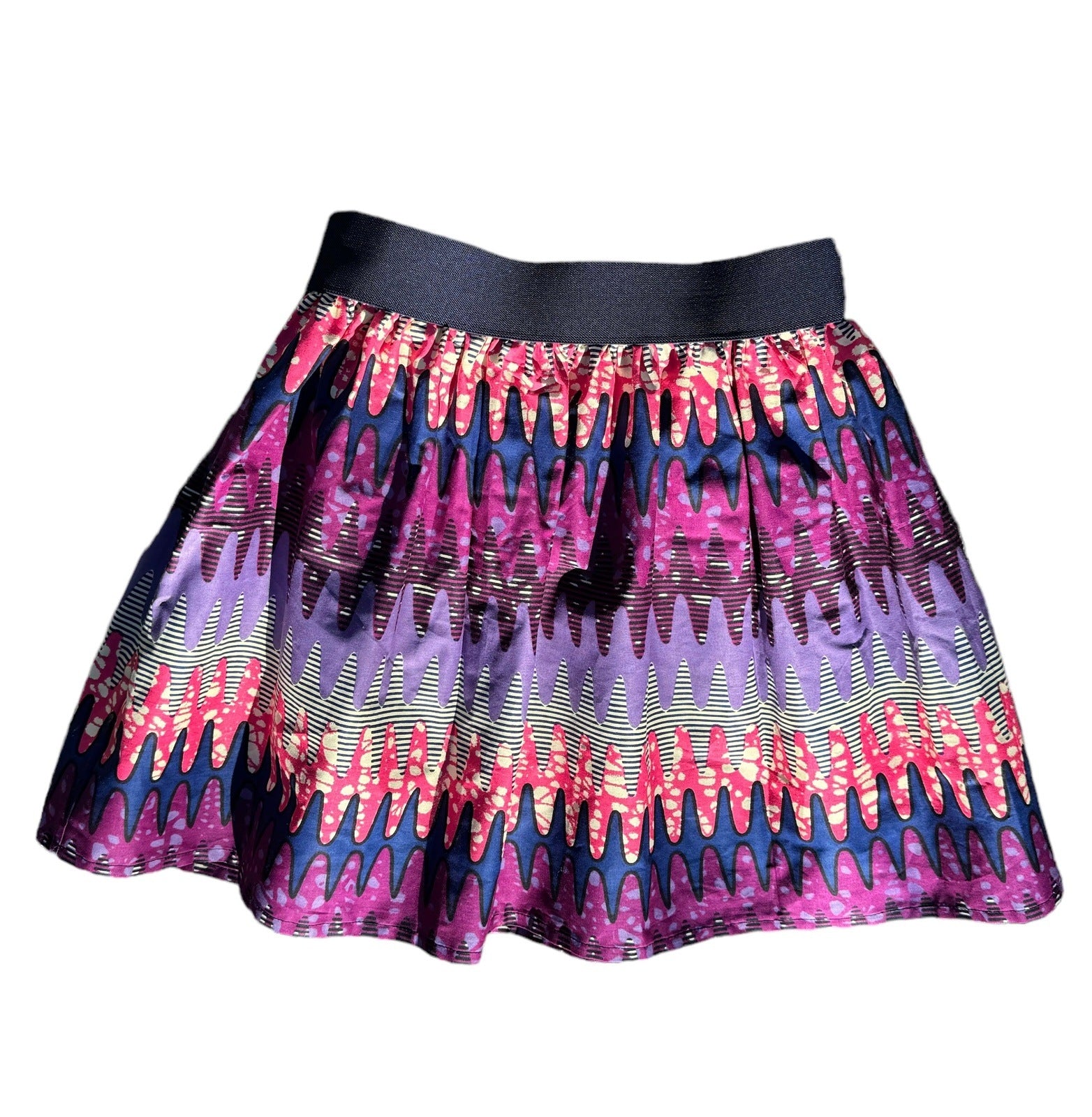 Modern African Print Mini Skirt 