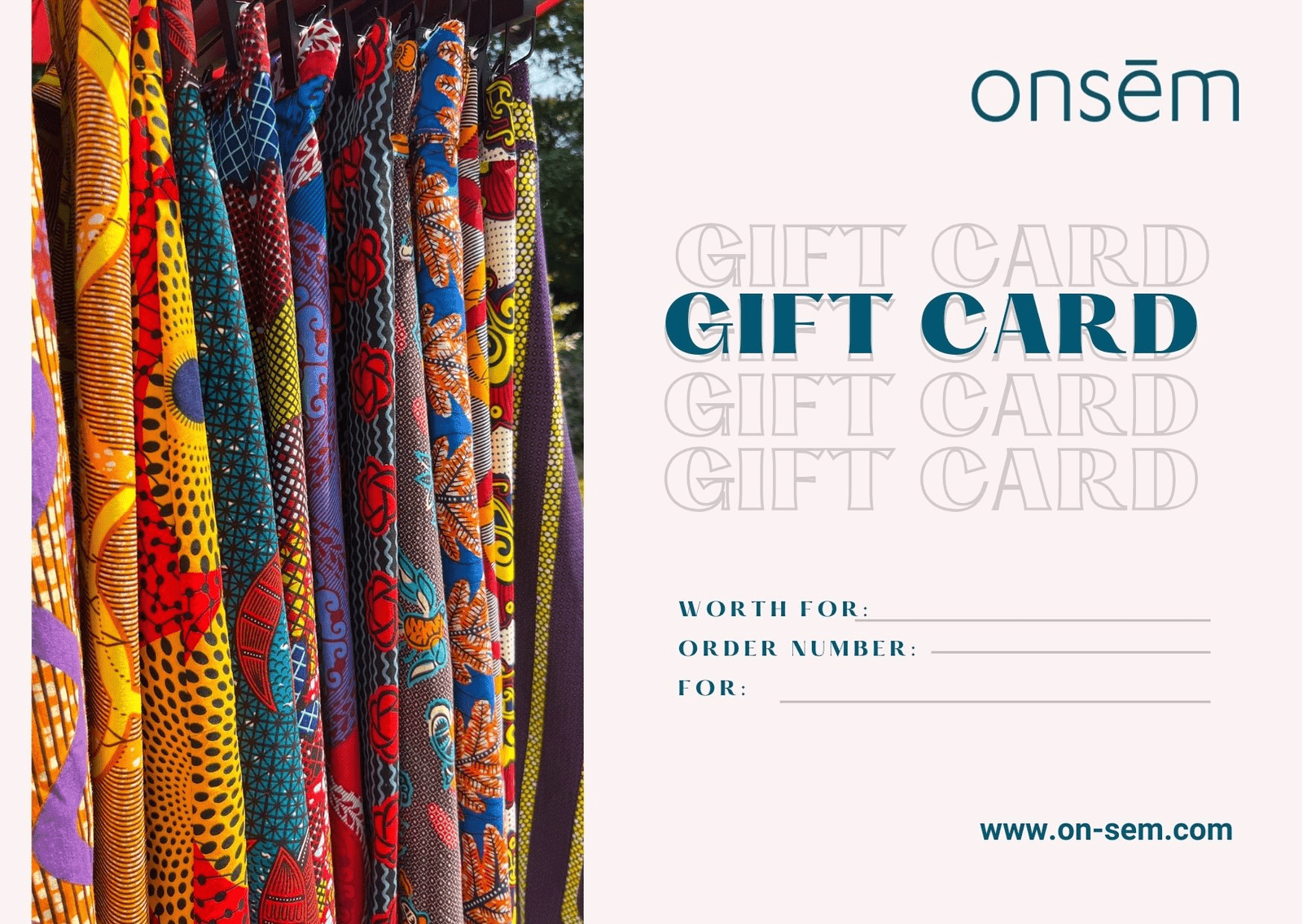 onsēm Gift Card